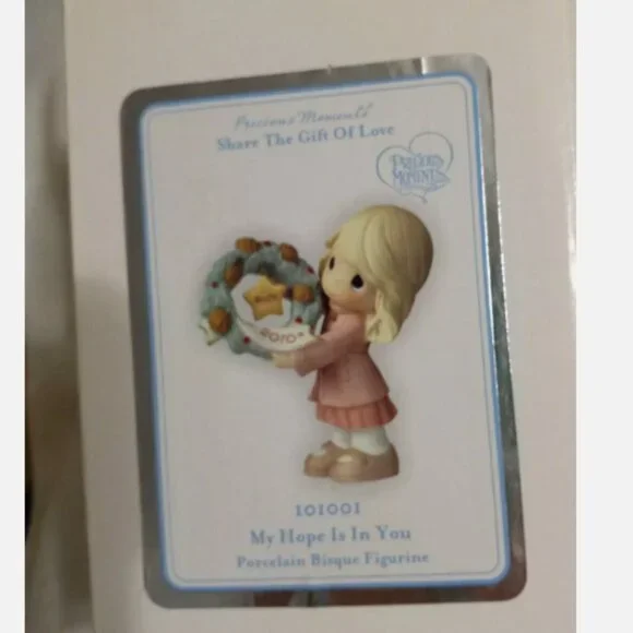 Precious Moments My Hope Is In You #101001 IOB Share the Gift of Love Collection - Picture 10 of 12